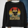 Vintage Best Frenchie Dad Ever Fathers Day 90 Shirt Sweatshirt Gifts for Old Women