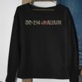 Vintage Dd-214 Alumni Retired Military Veteran Us Flag Sweatshirt Gifts for Old Women