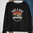 Vintage Retro Take A Hike Hiker Outdoors Camping Sweatshirt Gifts for Old Women