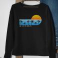 Vintage San Jose Del Cabo Mx Palm Trees & Sunset Beach Sweatshirt Gifts for Old Women
