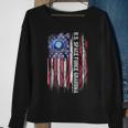 Vintage Usa American Flag Proud Us Space Force Grandma Funny Sweatshirt Gifts for Old Women