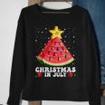 Watermelon Christmas Tree Christmas In July Summer Vacation V2 Sweatshirt Gifts for Old Women