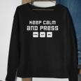 Web Designer App Developer Keep Calm And Press Ctrl Alt Del Sweatshirt Gifts for Old Women