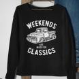 Weekend Classics Vintage Truck Sweatshirt Gifts for Old Women