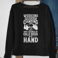 Weekend Forecast Camping With A Chance Active 24 Shirt Sweatshirt Gifts for Old Women