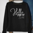 Womens 50Th Birthday Hello Fifty Hello 50 Est 1972 Sweatshirt Gifts for Old Women