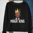 Womens Maga King Shirt The Great Maga King Trump Ultra Maga Sweatshirt Gifts for Old Women