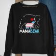 Womens Trans Mama Bear Proud Mom Rainbow Transgender Mothers Day Sweatshirt Gifts for Old Women