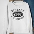 15 Years Old 15Th Birthday Boys Girls Teen Limited 2007 Birthday Party Sweatshirt Gifts for Old Women