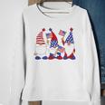 4Th Of July 2022 Patriotic Gnomes Funny American Usa Sweatshirt Gifts for Old Women