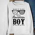 All American Boy 4Th Of July Boys Kids Sunglasses Family Sweatshirt Gifts for Old Women