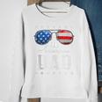 All American Dad Usa Flag Sunglasses 4Th Of July Dad Sweatshirt Gifts for Old Women