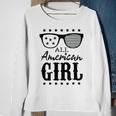 All American Girl 4Th Of July Family Matching Sunglasses Sweatshirt Gifts for Old Women