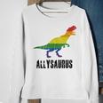 Allysaurus Ally Pride Gay Pride Lgbt Allysaurus Sweatshirt Gifts for Old Women