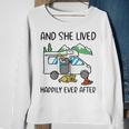 And She Lived Happily Ever After Sweatshirt Gifts for Old Women