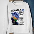 Aquarius Queen Sweet As Candy Birthday Gift For Black Women Sweatshirt Gifts for Old Women