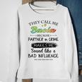 Bacia Grandma Gift They Call Me Bacia Because Partner In Crime Sweatshirt Gifts for Old Women