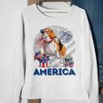 Beagle American Flag Sunglasses 708 Shirt Sweatshirt Gifts for Old Women