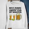 Beer Drinking Dont Worry Ive Had Both My Shots And Booster Sweatshirt Gifts for Old Women