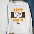 Boots Bling Its A Cowgirl Thing Sweatshirt Gifts for Old Women