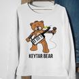 Boston Keytar Bear Street Performer Keyboard Playing Gift Raglan Baseball Tee Sweatshirt Gifts for Old Women
