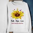 Brain Aneurysm Awareness Faith Hope Love Sweatshirt Gifts for Old Women