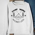 Camp More Worry Less Camping Lovers Sweatshirt Gifts for Old Women