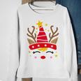 Christmas Unicorn Face Santicorn Cute V2 Sweatshirt Gifts for Old Women