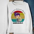 Congenital Cataracts Warrior Vintage Strong Women Grey Ribbon Congenital Cataracts Support Congenital Cataracts Awareness Sweatshirt Gifts for Old Women