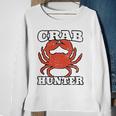 Crab Hunter Seafood Hunting Crabbing Lover Claws Shellfish Sweatshirt Gifts for Old Women