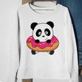 Cute Panda Bear Pandas Donut Sprinkles Sweatshirt Gifts for Old Women