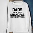 Dads Know A Lot Grandpas Know Everything Sweatshirt Gifts for Old Women