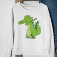 Dancing Alligator Gift Funny Dabbing Alligator Sweatshirt Gifts for Old Women