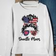 Doodle Mom Happy 4Th Of July American Flag Day Sweatshirt Gifts for Old Women