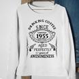 Drinking Coffee Since 1955 Aged Perfectly 67Years Of Awesomenss Sweatshirt Gifts for Old Women