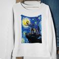 Elephant - Moon Night Sky Sweatshirt Gifts for Old Women