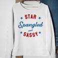 Fourth Of July Star Spangled Sassy Cute 741 Shirt Sweatshirt Gifts for Old Women