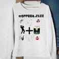 Funny Coolgiftcute Coffee Jazz Jazzmusiccoffeejazz Loverjazz Musicnashvillevintageguitar Sweatshirt Gifts for Old Women