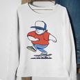 Funny Skater Cartoon Skateboarder Riding Skateboard Gift Sweatshirt Gifts for Old Women
