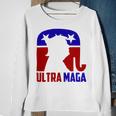 Funny Ultra Maga Gift For Americans Trump Biden Lover Sweatshirt Gifts for Old Women