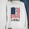 Funny Ultra Maga Vintage American Flag Ultramaga Retro Sweatshirt Gifts for Old Women