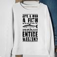 Give A Man A Fish And He Will Eat For Day Sweatshirt Gifts for Old Women