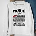 I Am A Proud Wife Of A Crazy Husband V2 Sweatshirt Gifts for Old Women