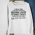 I Am Cna I Am Sleep Deprived Worn Out Always On The Edge Still 100 Devoted V2 Sweatshirt Gifts for Old Women