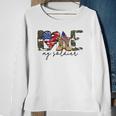 I Love My Soldier Military Military Army Wife Sweatshirt Gifts for Old Women
