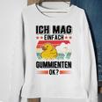 Ich Mag Einfach Gummienten Badeente Sweatshirt Gifts for Old Women