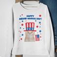 Memorial Day Cat Meowmorial Day Sweatshirt Gifts for Old Women