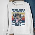Mens Australian Shepherd Dad Father Retro Australian Shepherd Sweatshirt Gifts for Old Women