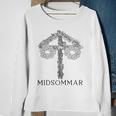 Midsummer Maypole Midsommar Festival Sweden Summer Solstice Sweatshirt Gifts for Old Women