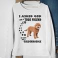 Mini Goldendoodle Quote Mom Doodle Dad Art Cute Groodle Dog Sweatshirt Gifts for Old Women